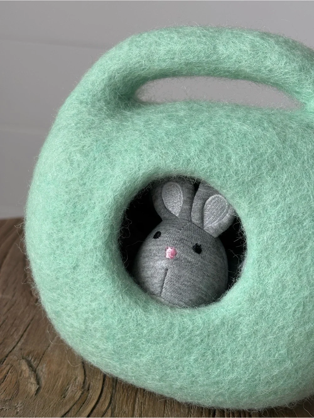 Lovevery Bunnies In A Felt Burrow Playset